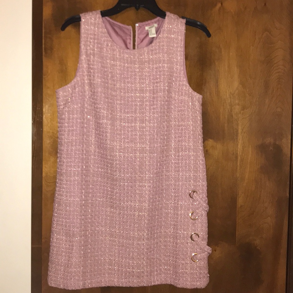 Forever 21 Purple Tartan Plaid Shift Dress